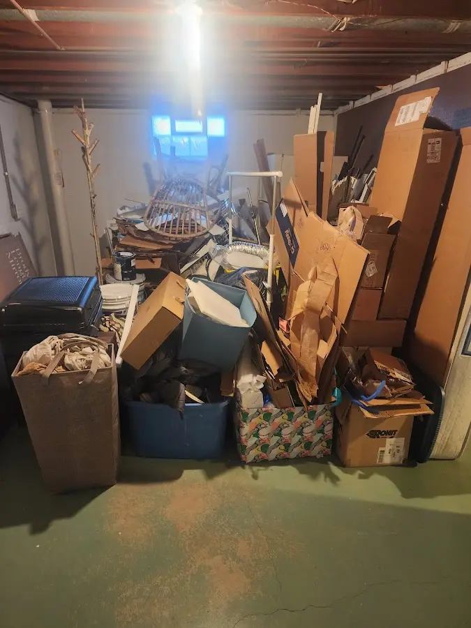 Roll-off dumpster container at job site for 20 Yard Dumpster Rental in Marana